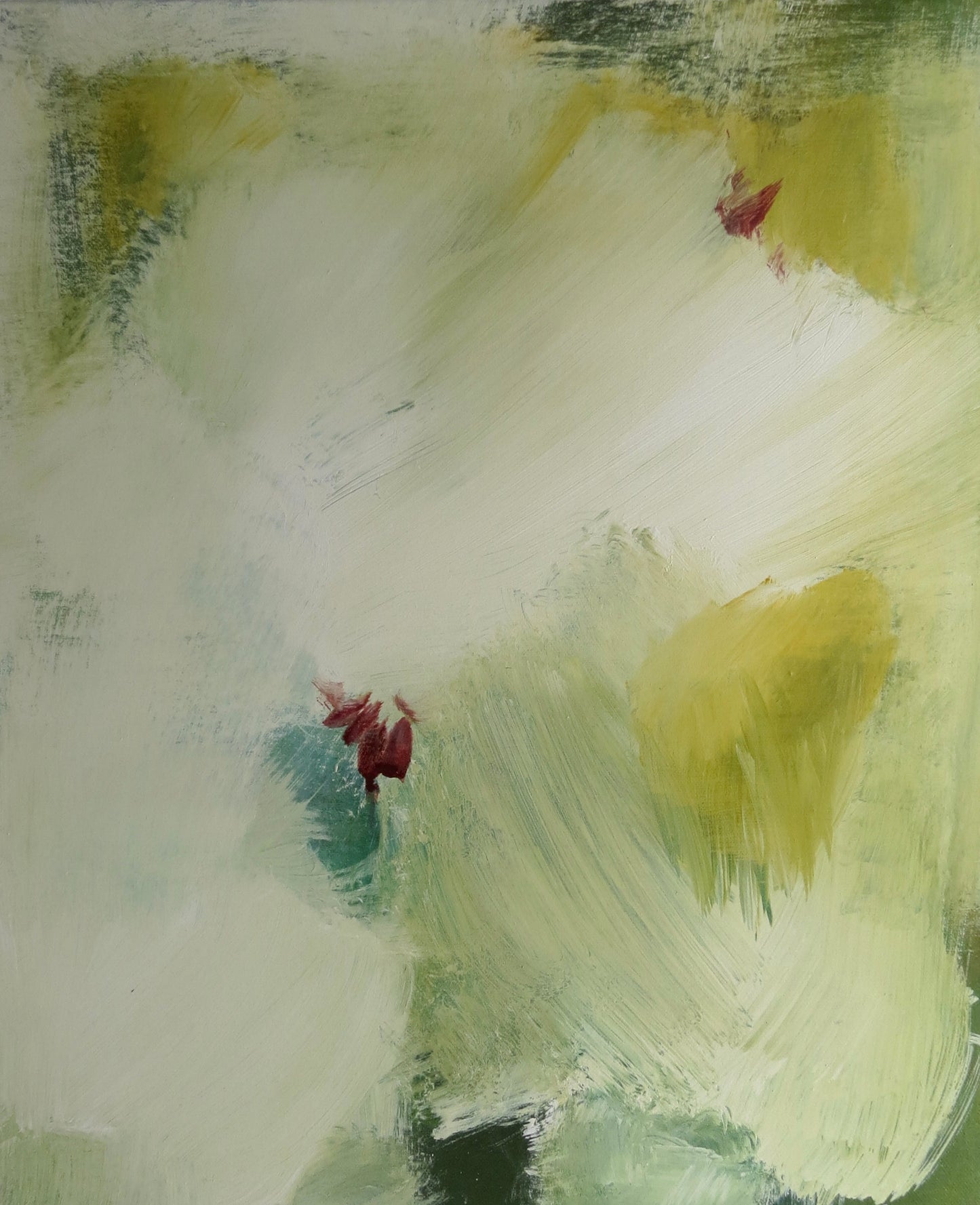 Katherine Leckie art abstract flowers