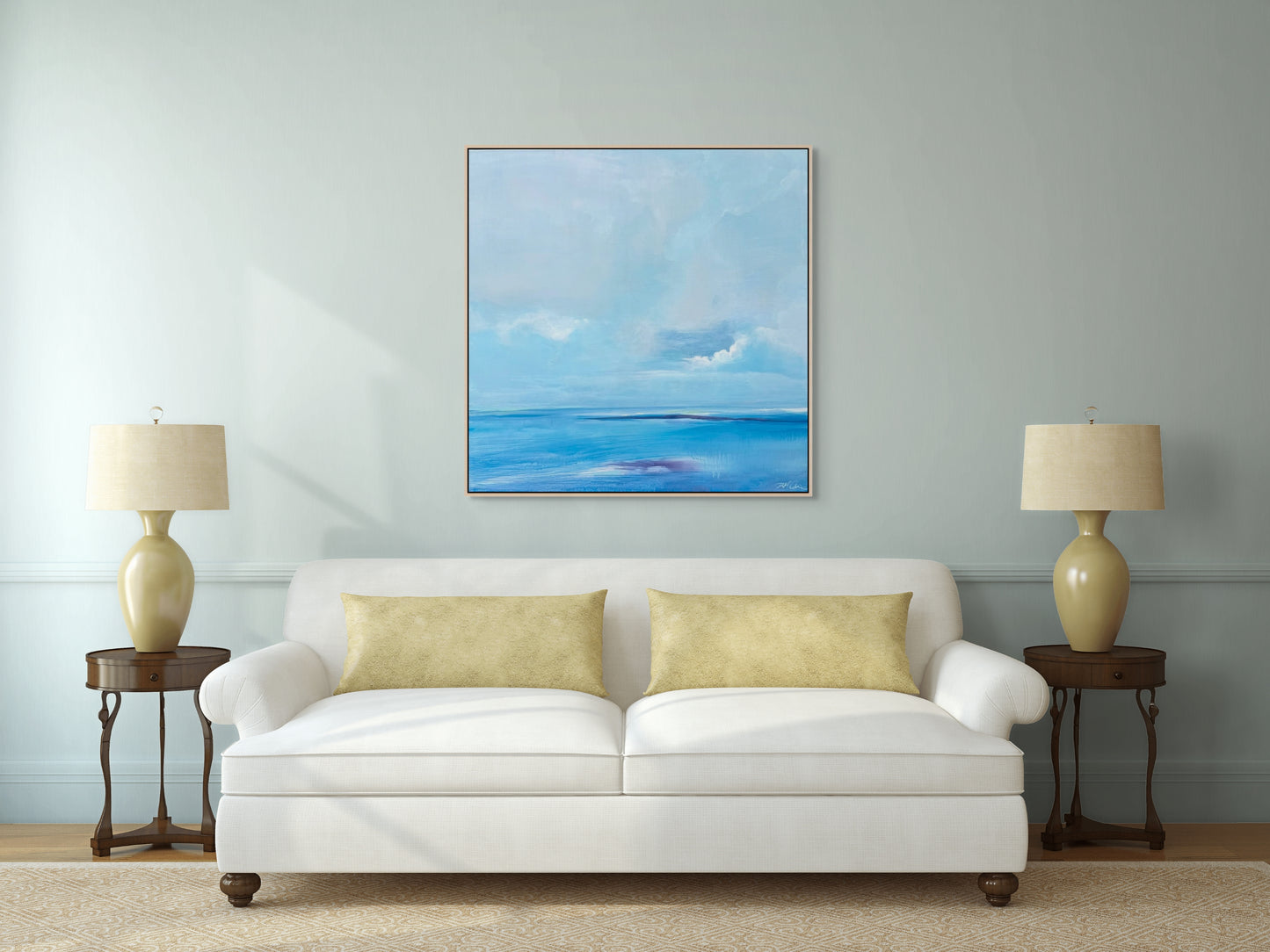 "Clearing Skies Over the Water - Original