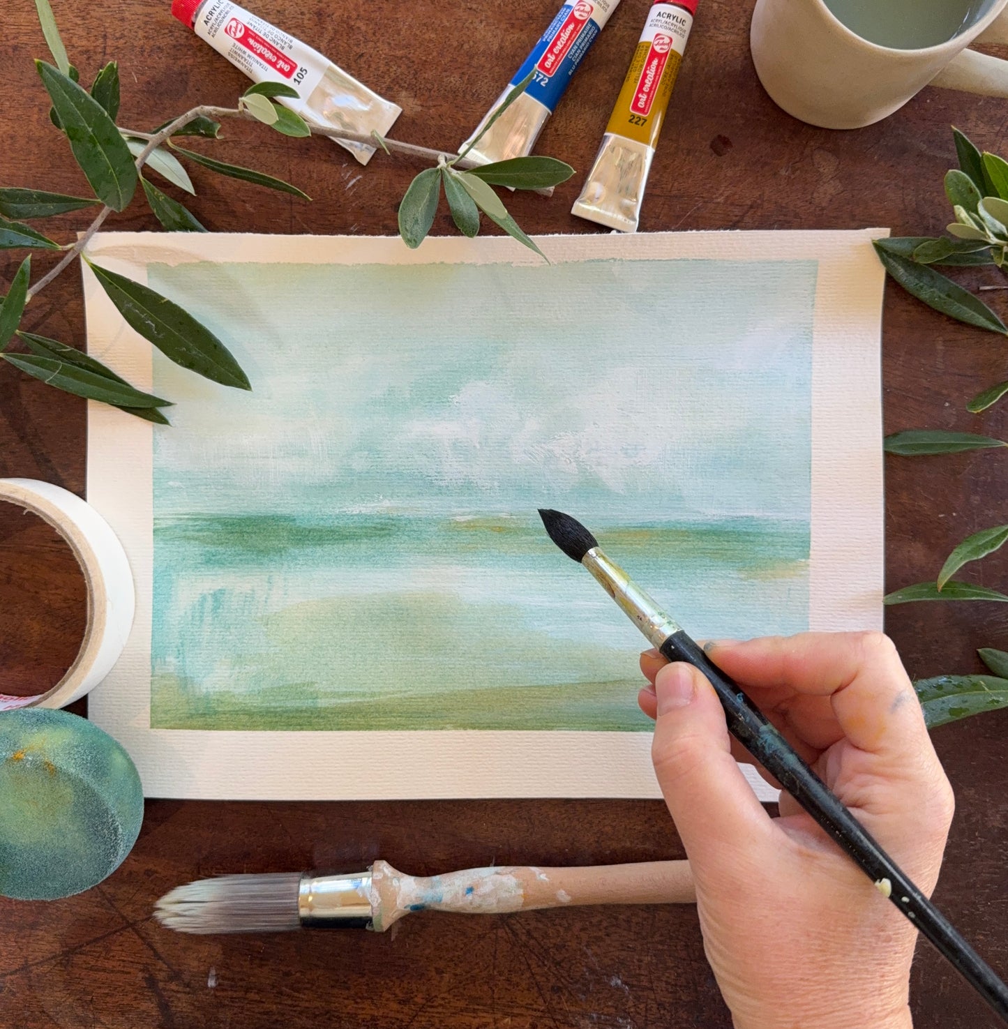 Simple Abstract Clouds - Online Tutorial