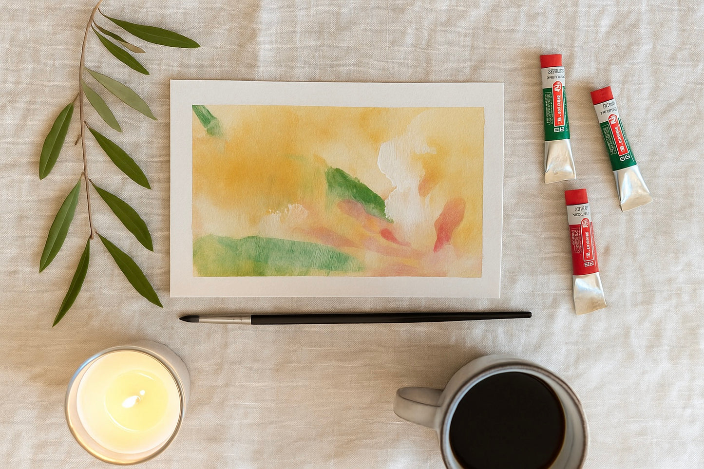 Simple Abstract Flowers - Online Tutorial