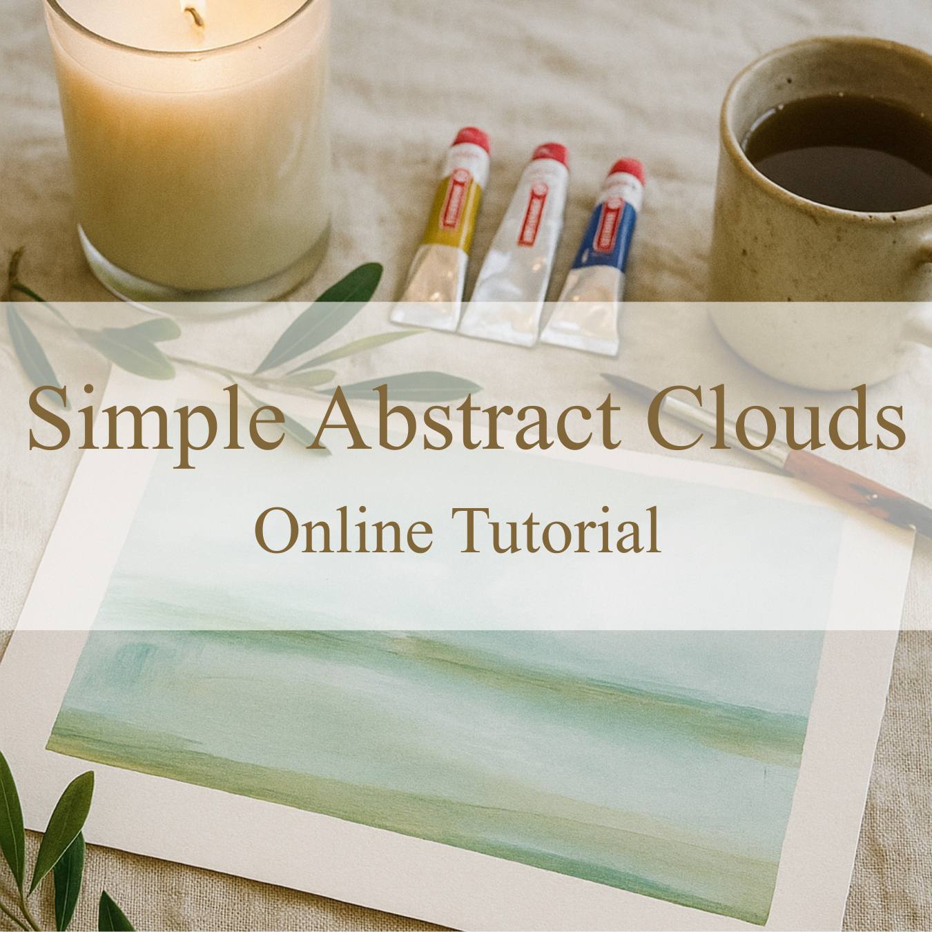Simple Abstract Clouds - Online Tutorial