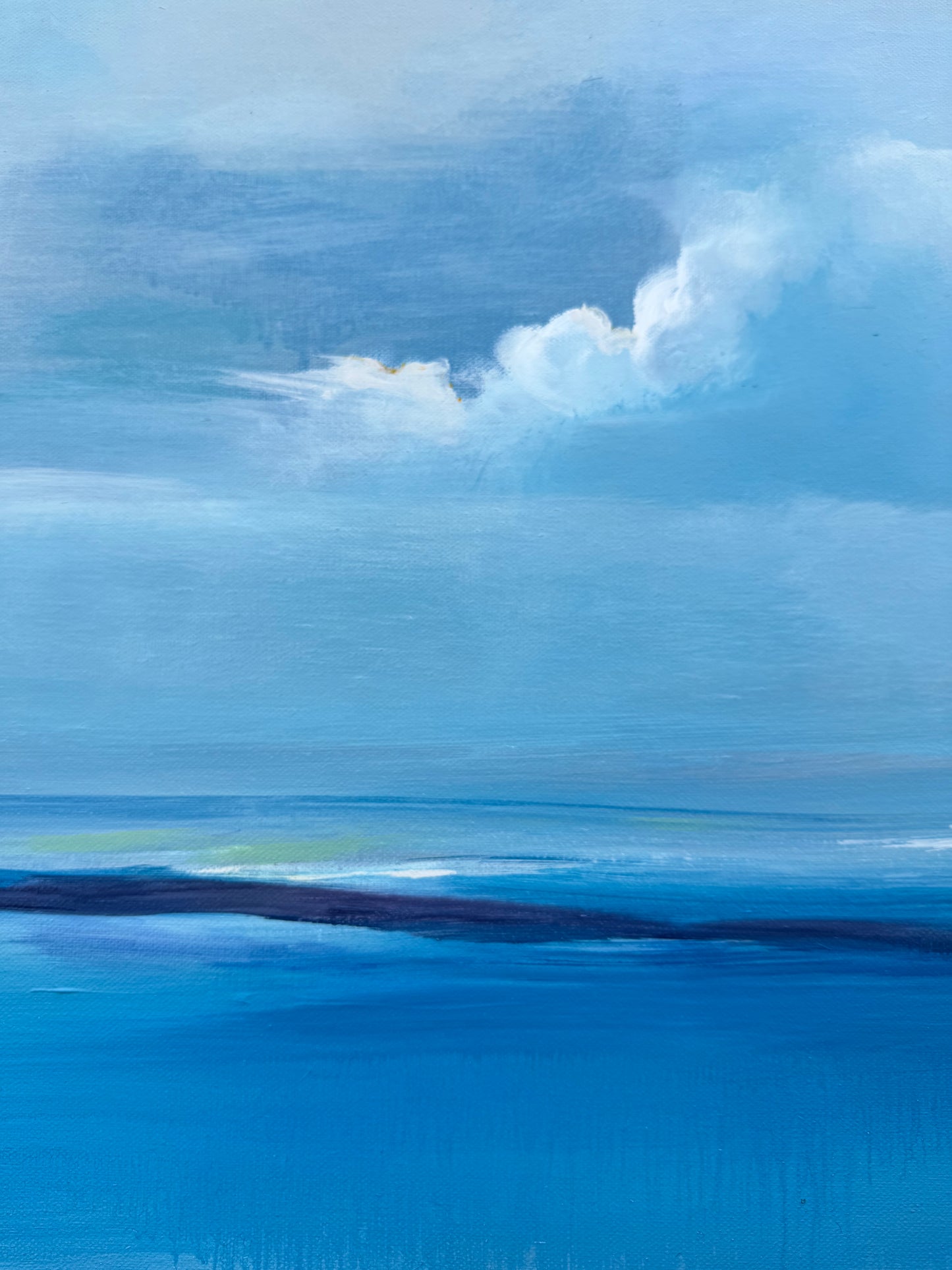 "Clearing Skies Over the Water - Original