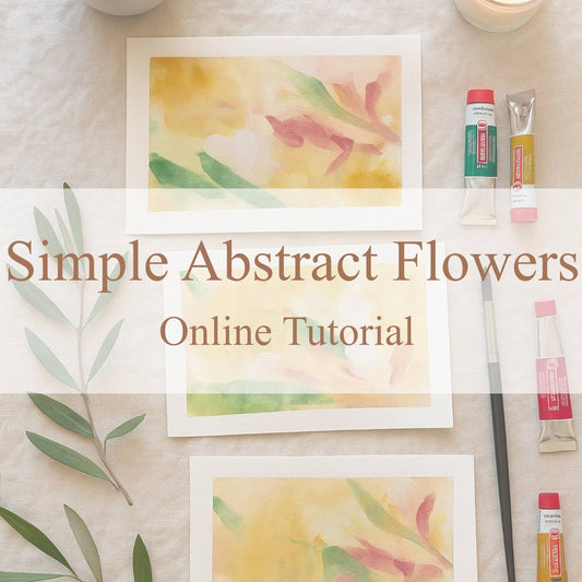 Simple Abstract Flowers - Online Tutorial