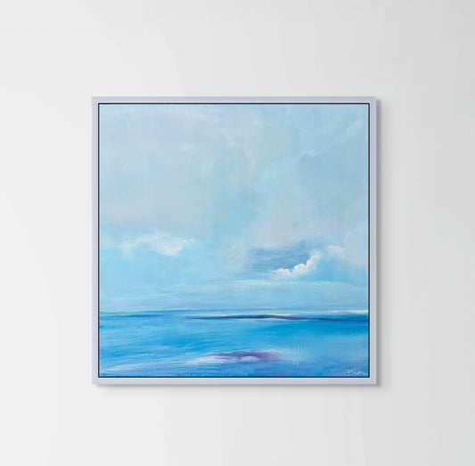 "Clearing Skies Over the Water - Original