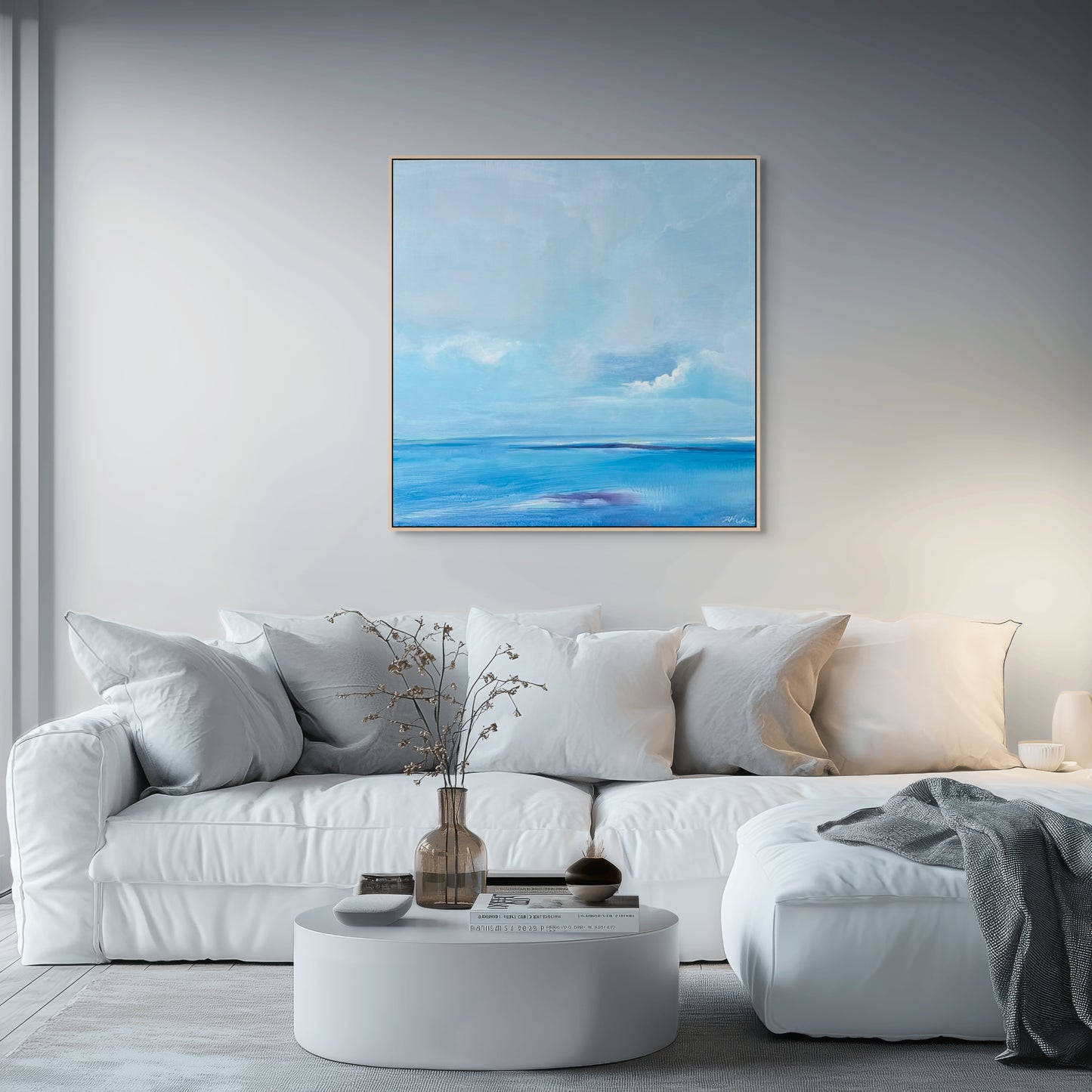 "Clearing Skies Over the Water - Original