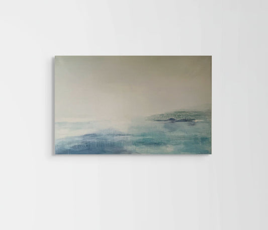 northern dawn abstract seascape katherine leckie art 1